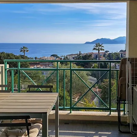With Ac Terrace Sea View Swimming Pool Parking -benakey Apartment Cannes